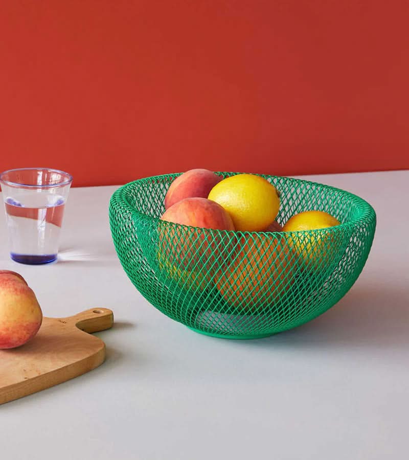 Steel Mesh Fruit Basket with Ventilation for Fresh Storage