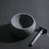 Stoneware Shaving Bowl, for Shaving Soap & Cream