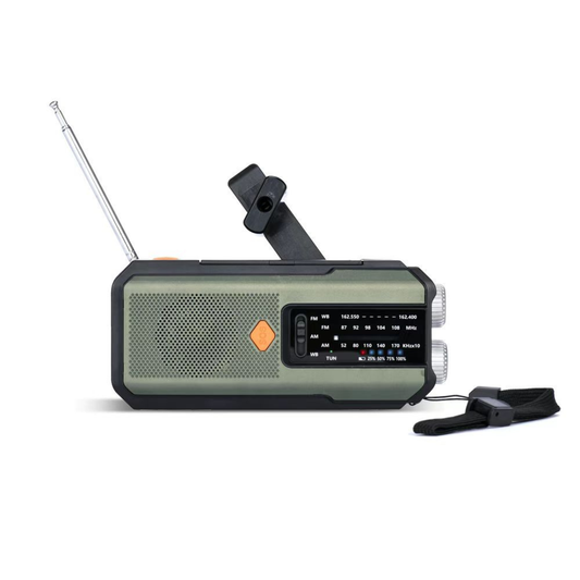 StormLumen Portable Hand Crank Radio