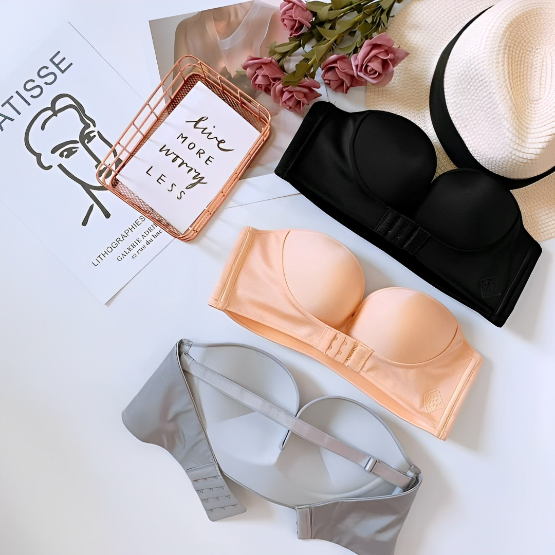 Strapless Push-up Bra – Invisible Support and Comfort
