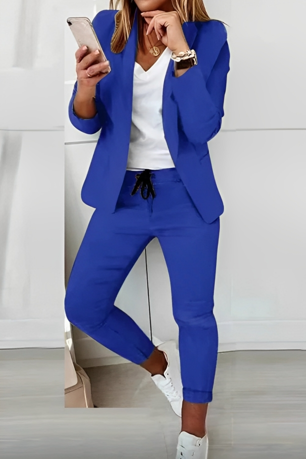Stylish 2-Piece Blazer Set for Women - Gwen | Comfort and Class