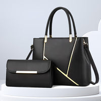 Stylish 2-Piece Handbag Set with Tote and Crossbody