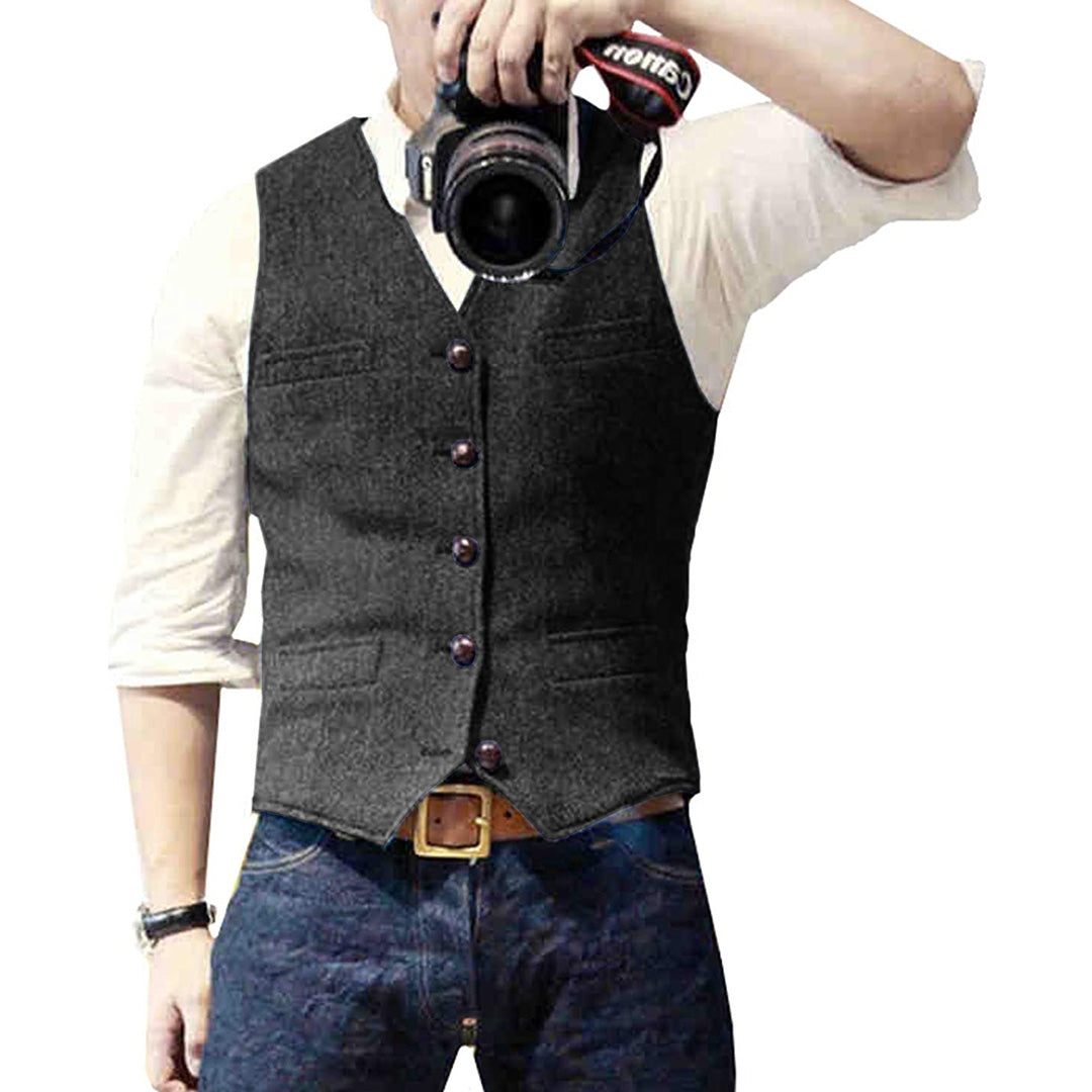Stylish Casual Men's Vest | Versatile Spring/Summer