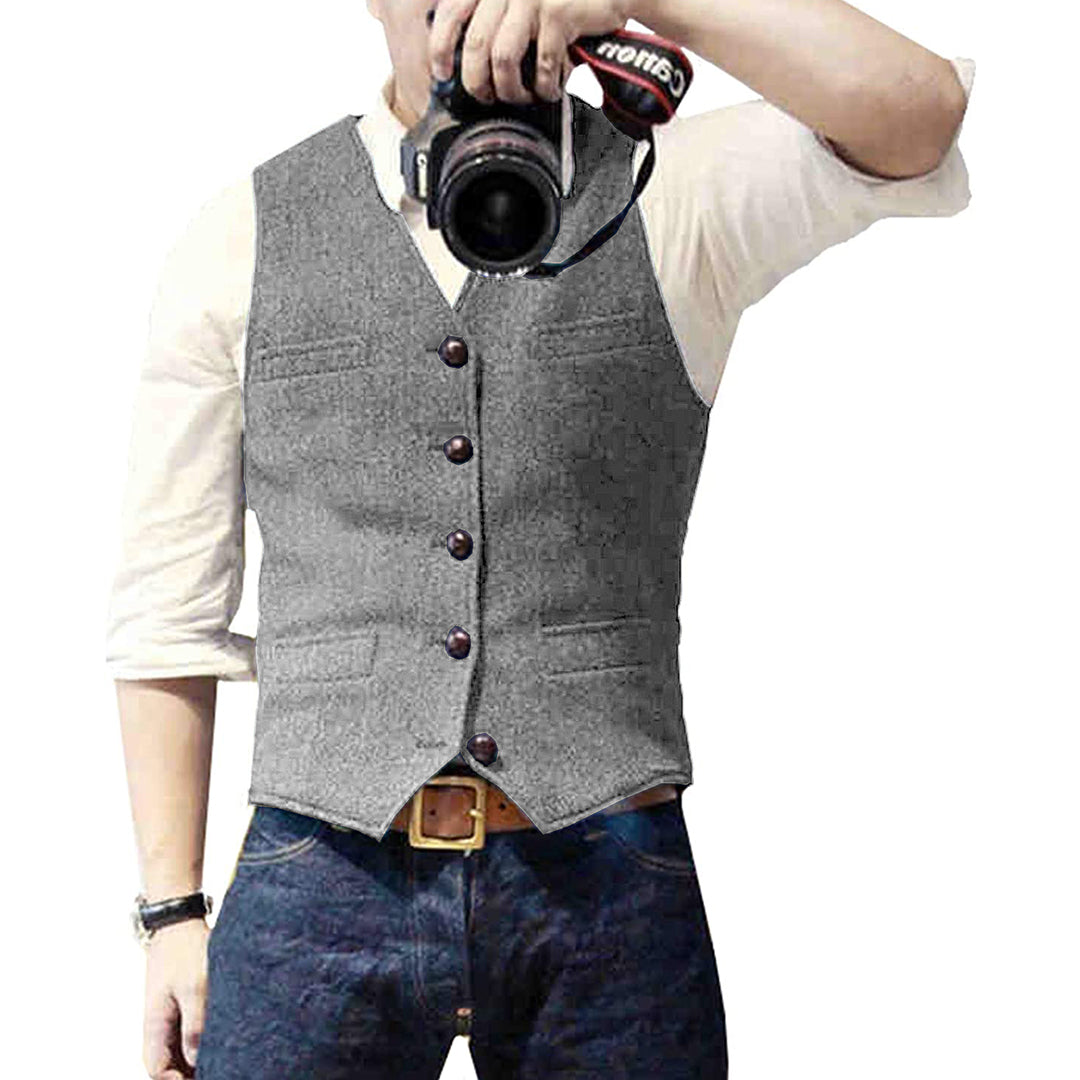 Stylish Casual Men's Vest | Versatile Spring/Summer
