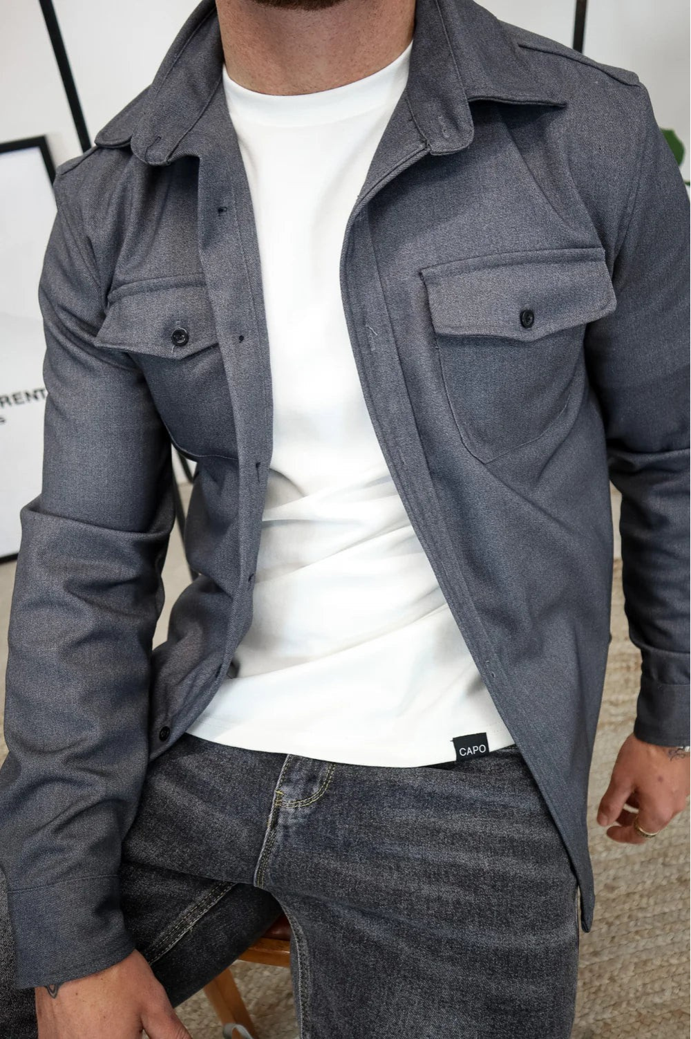 Stylish Casual Overshirt