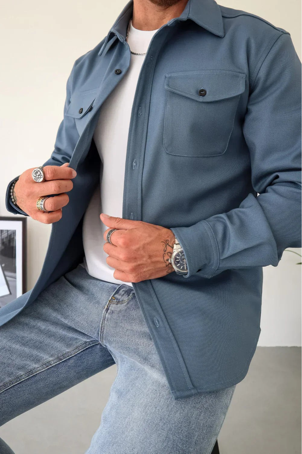 Stylish Casual Overshirt
