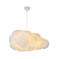 Stylish ceiling lamp with two white shades