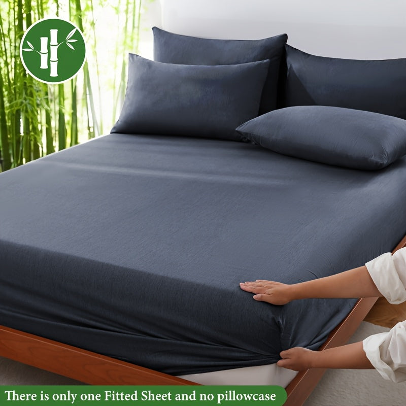 Summer Cool Bamboo Fiber Fitted Sheet – Luxurious Breathable Comfort