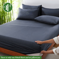 Summer Cool Bamboo Fiber Fitted Sheet – Luxurious Breathable Comfort