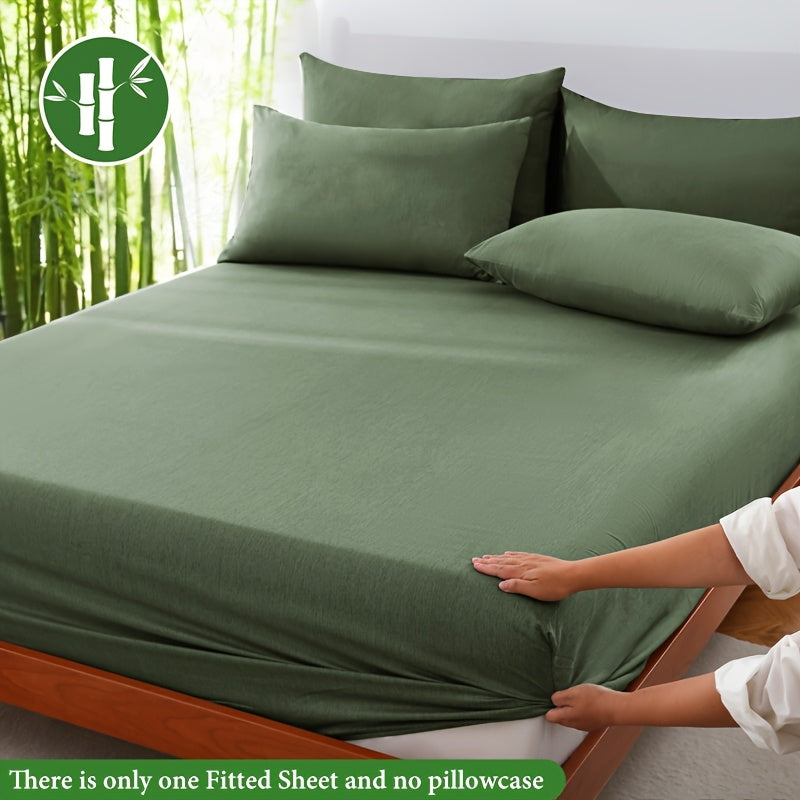 Summer Cool Bamboo Fiber Fitted Sheet – Luxurious Breathable Comfort