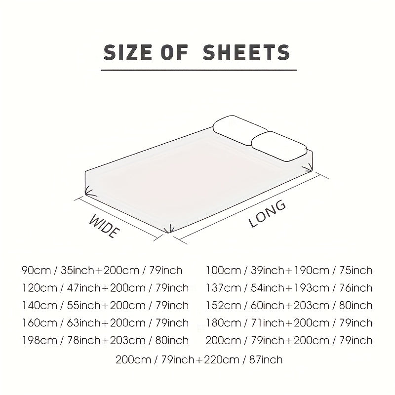 Summer Cool Bamboo Fiber Fitted Sheet – Luxurious Breathable Comfort