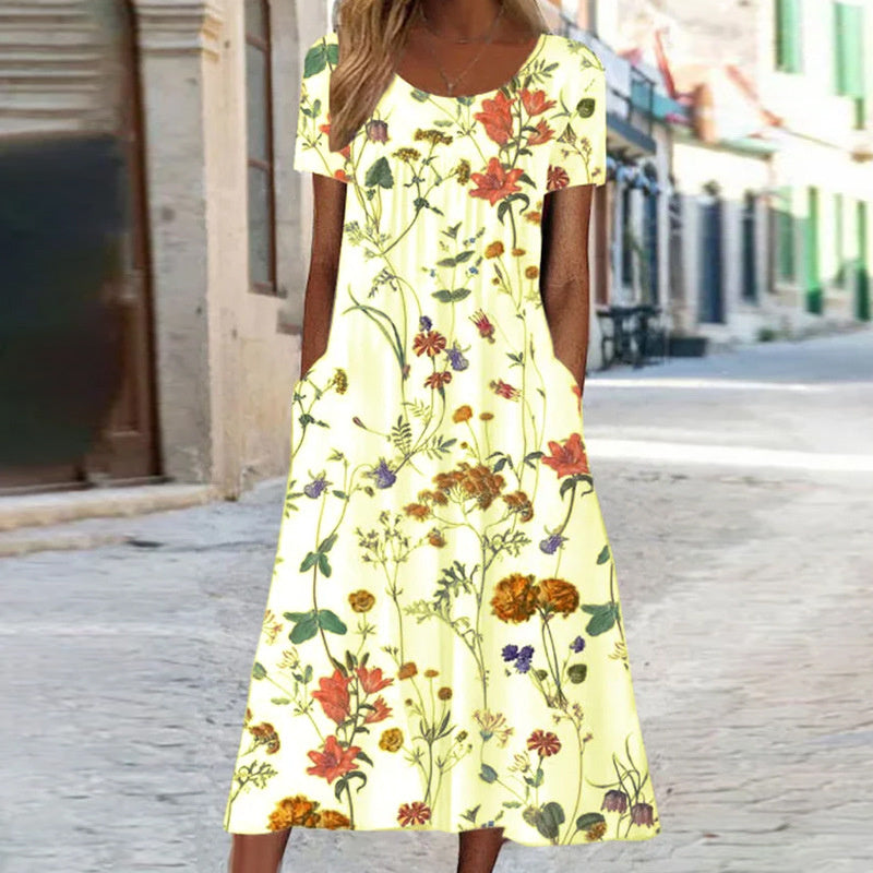 Summer Flowing Dress - Elegant & Comfortable