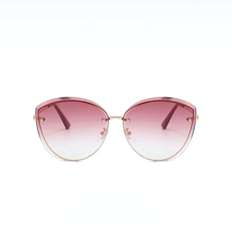 Sunglasses Women, Rimless Cat Eye Shape UV400