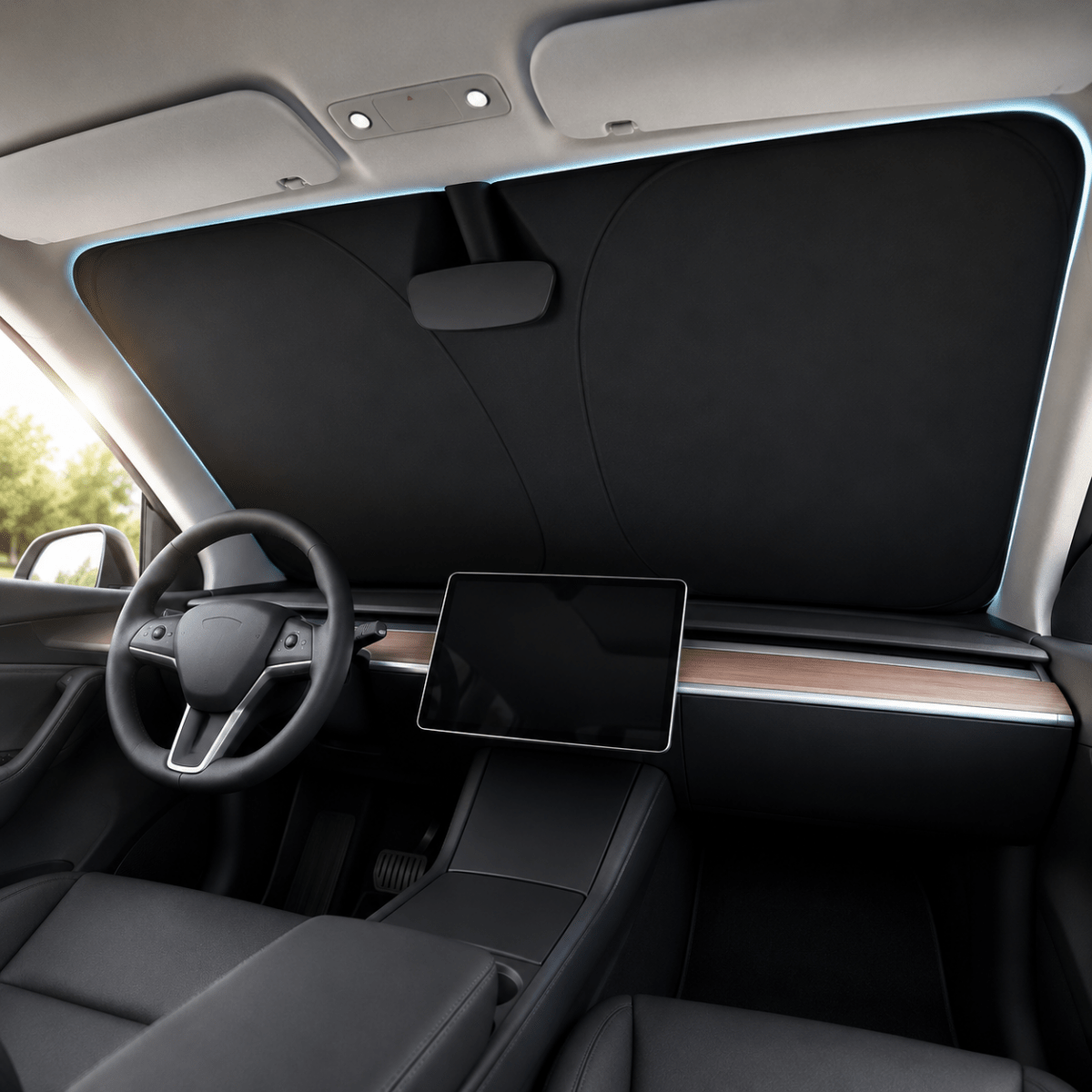 Sunshade Protector for Windshields in Summer Driving