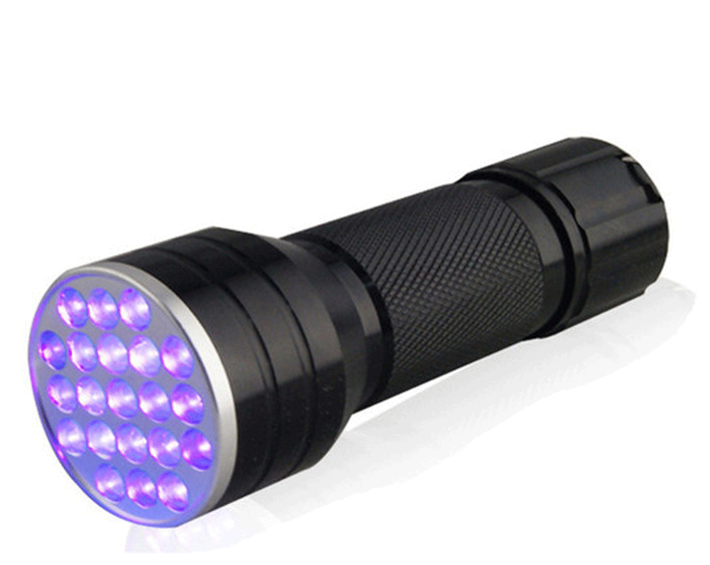Super Bright 395nm UV Blacklight LED Flashlight
