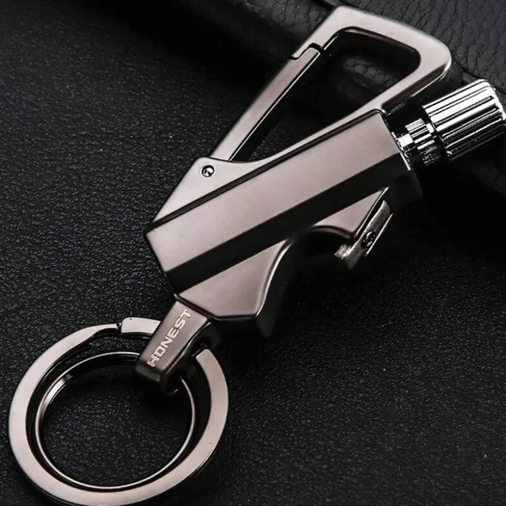 Survival Waterproof Flint Fire Starter Keychain