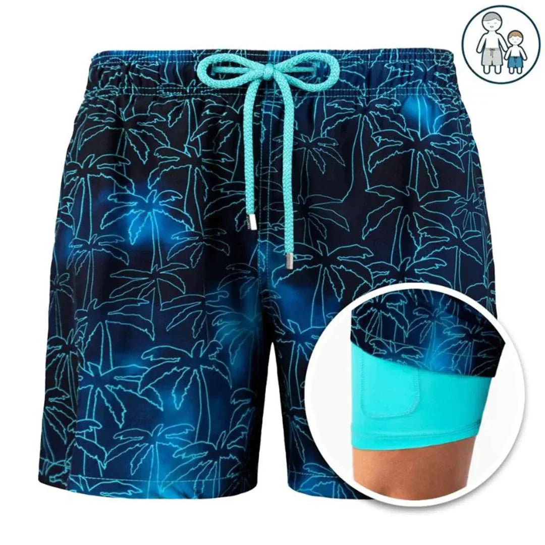 Swim Trunks for Men with Built-in Lining