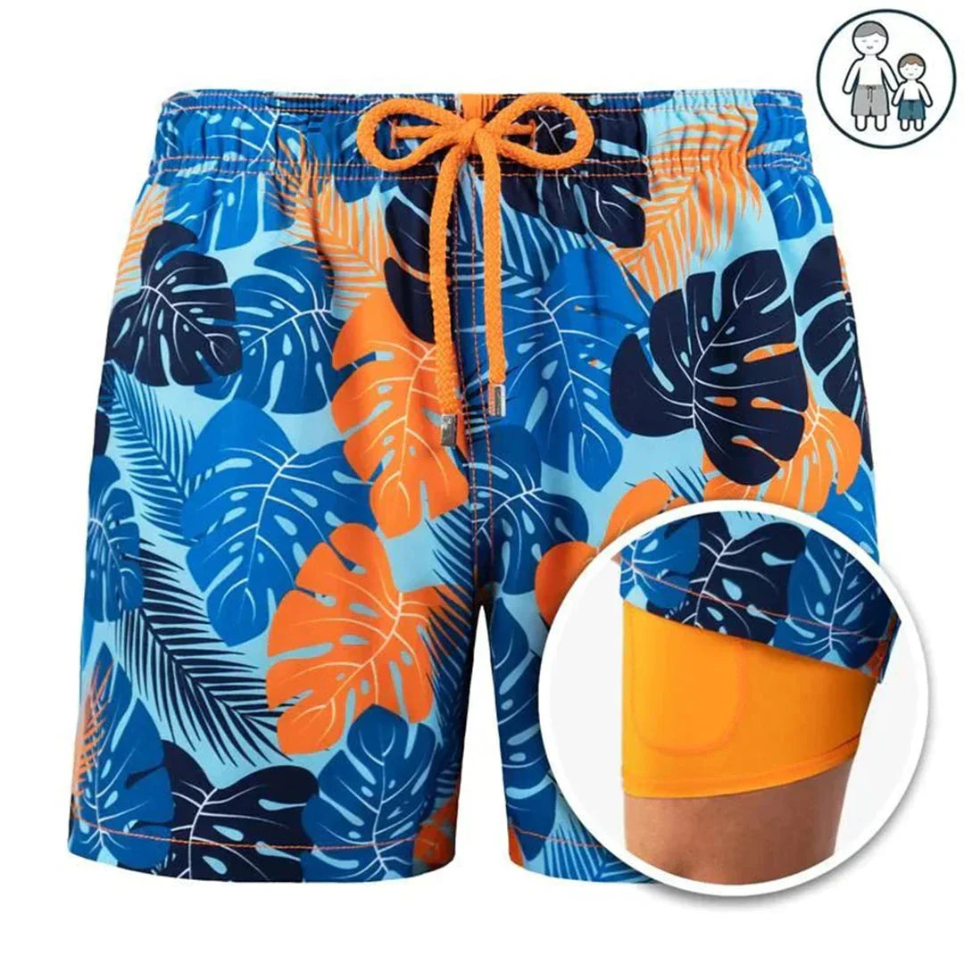 Swim Trunks for Men with Built-in Lining