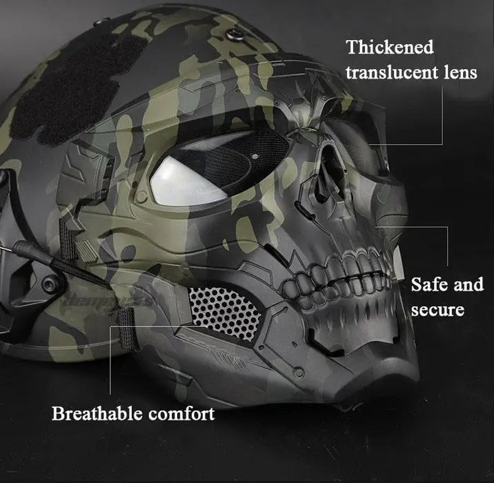 Tactical Face Mask for Airsoft and Paintball - Breathable Protective Gear for Outdoor Combat