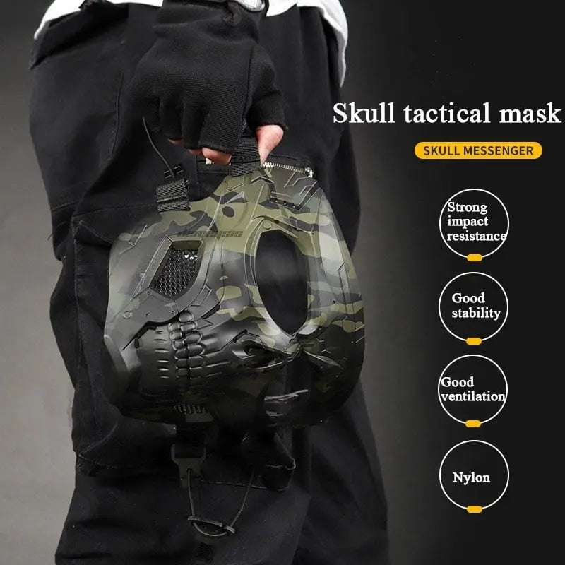 Tactical Face Mask for Airsoft and Paintball - Breathable Protective Gear for Outdoor Combat
