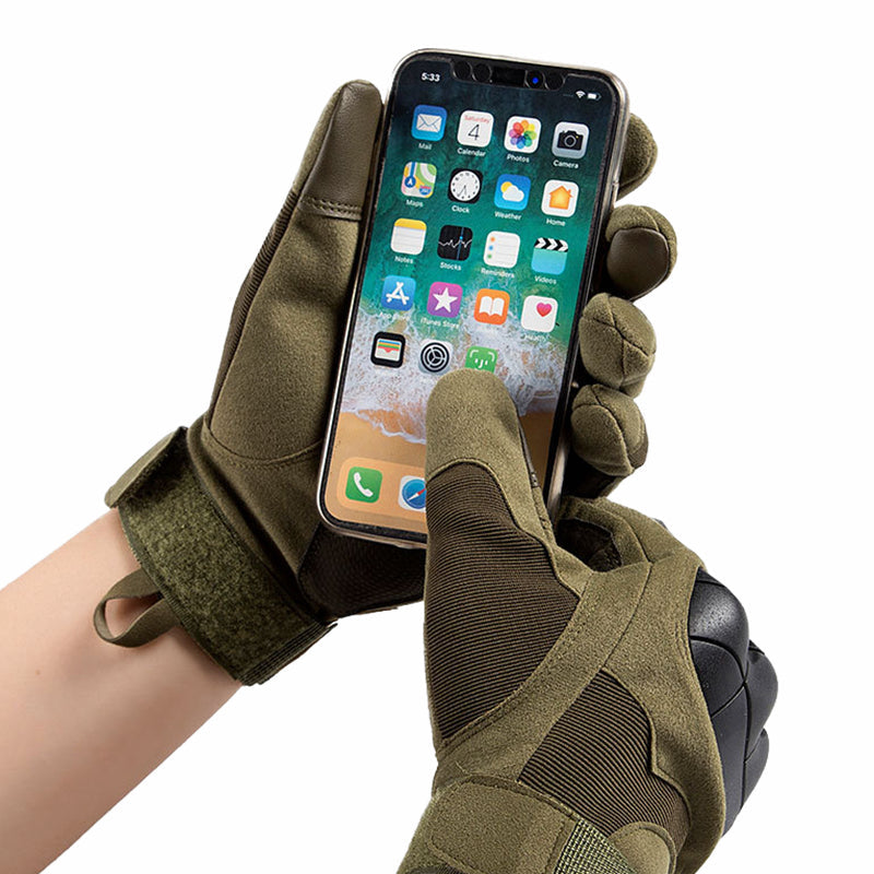 Tactical Hard Knuckle Touchscreen Gloves