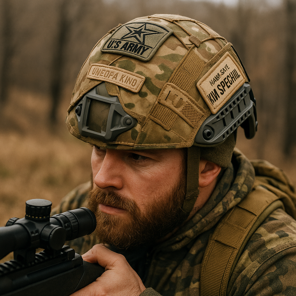 Tactical Helmet Cover for Military Helmets