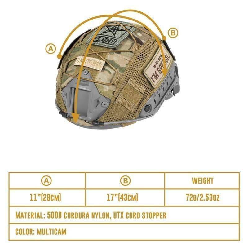 Tactical Helmet Cover for Military Helmets
