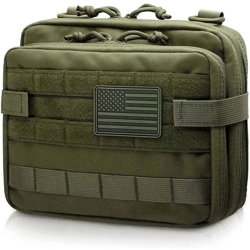 Tactical MOLLE Admin Pouch with Mag Storage & Utility