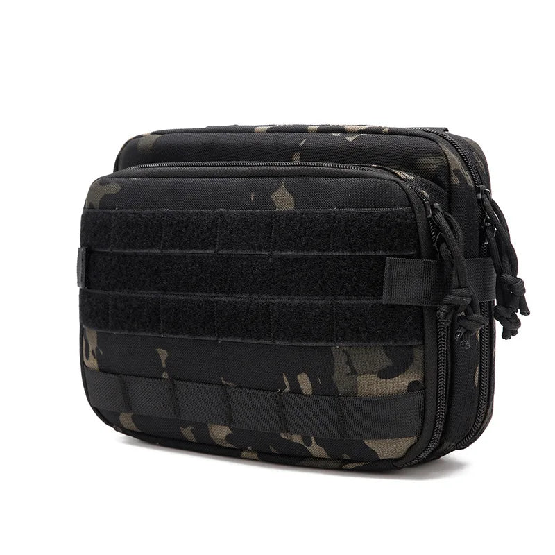 Tactical MOLLE Admin Pouch with Mag Storage & Utility