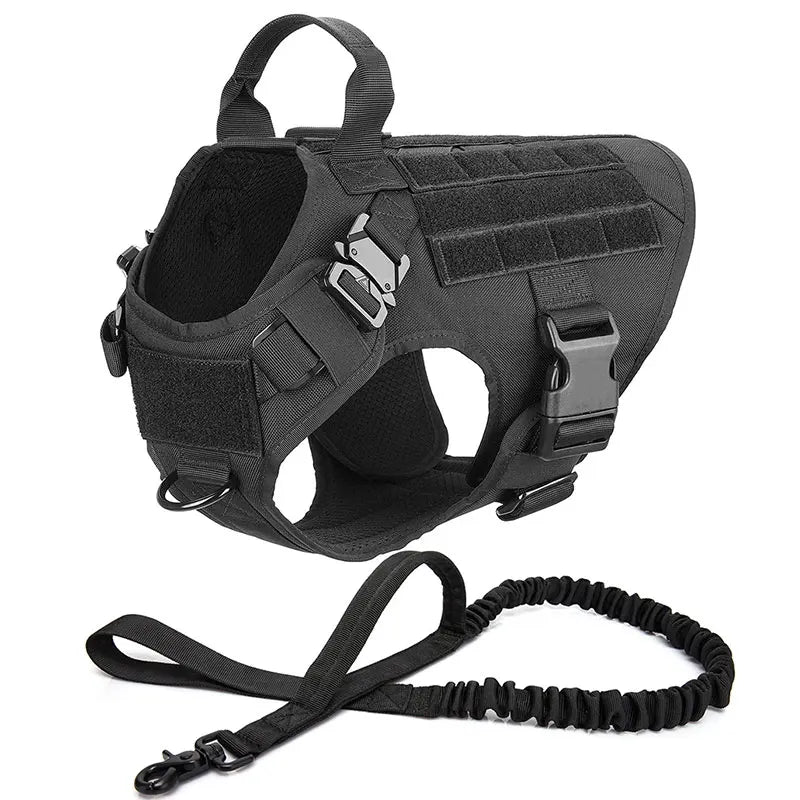 Tactical No-Pull Dog Harness for Training & Outdoor Adventures