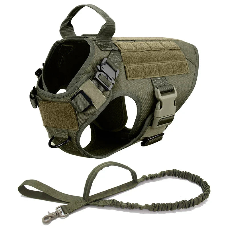 Tactical No-Pull Dog Harness for Training & Outdoor Adventures