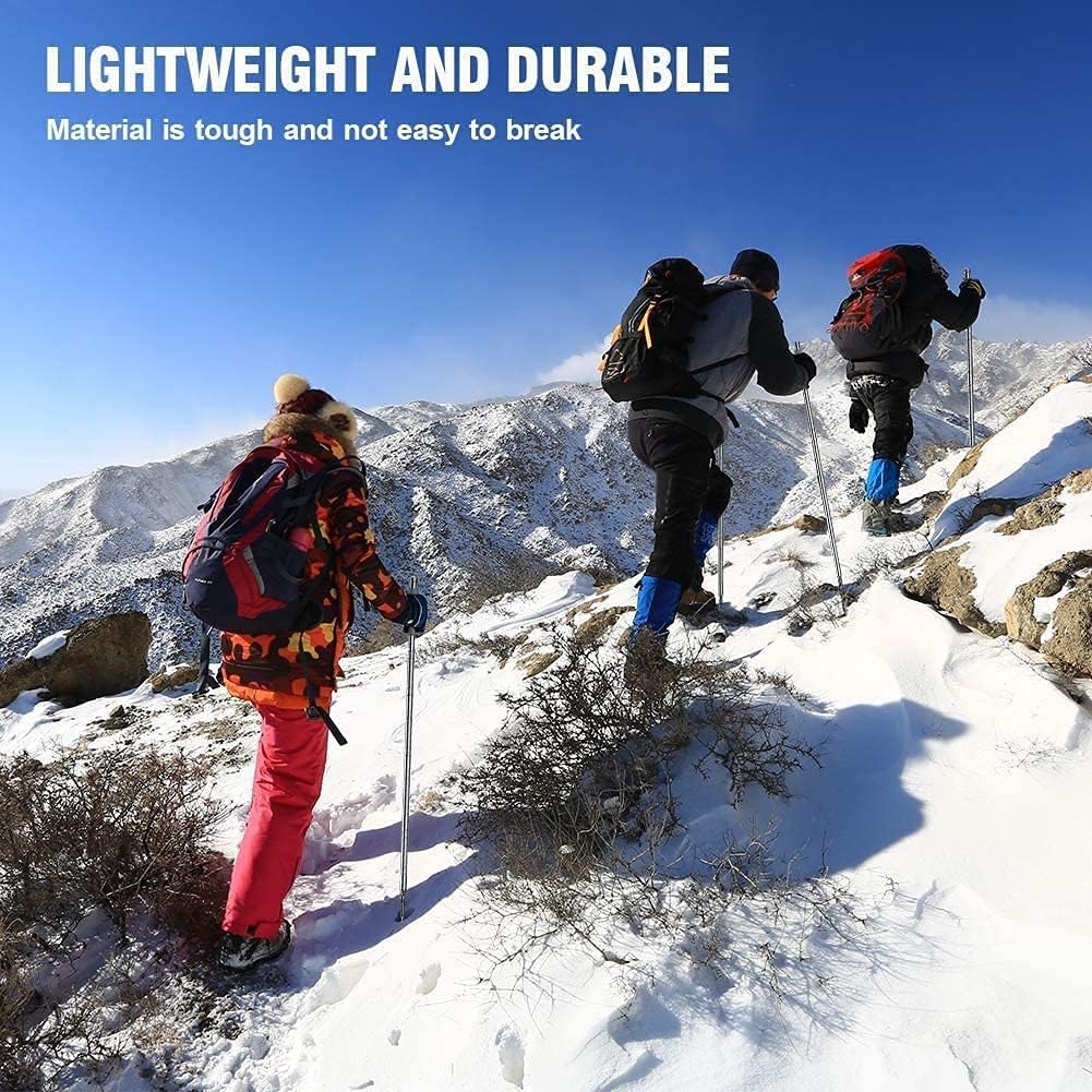 Tactical Outdoor Survival Trekking Pole with Multi-Tool Kit