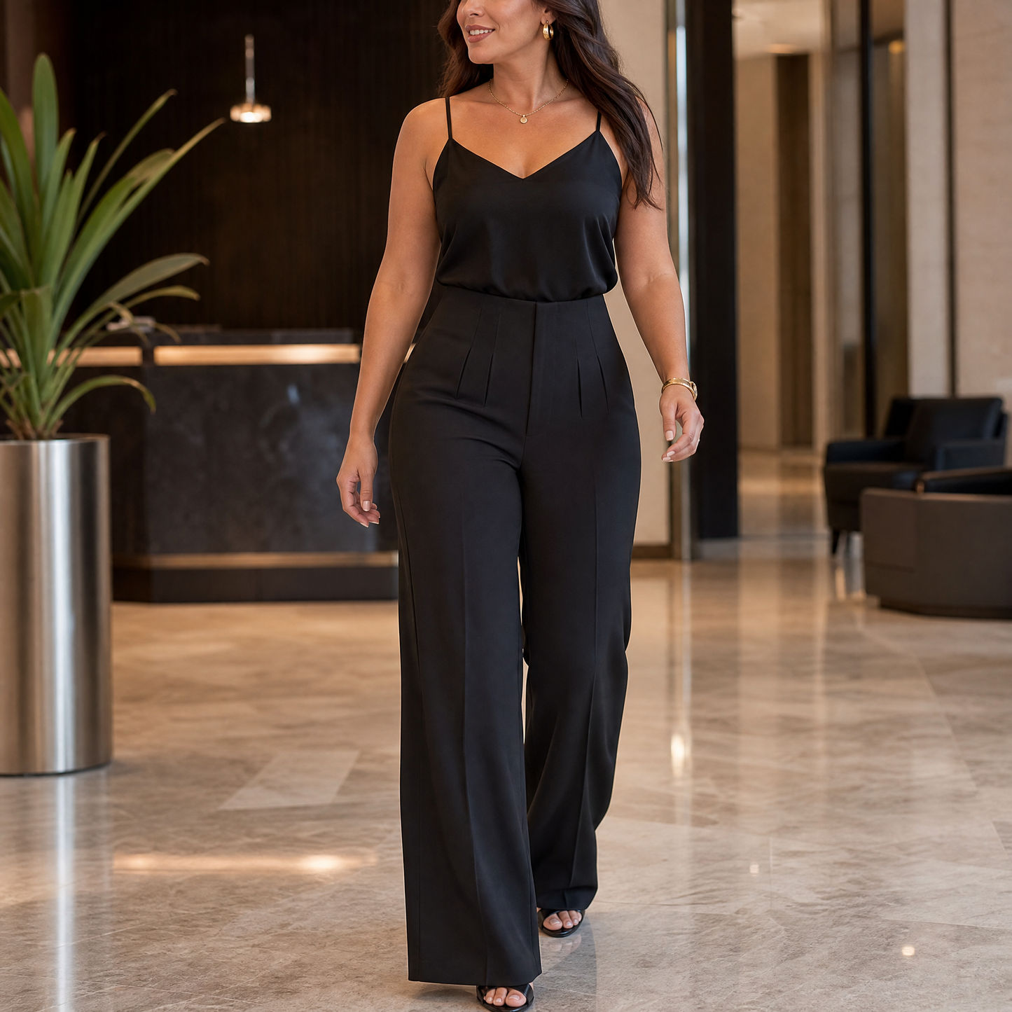 Tailored Pleated Trousers