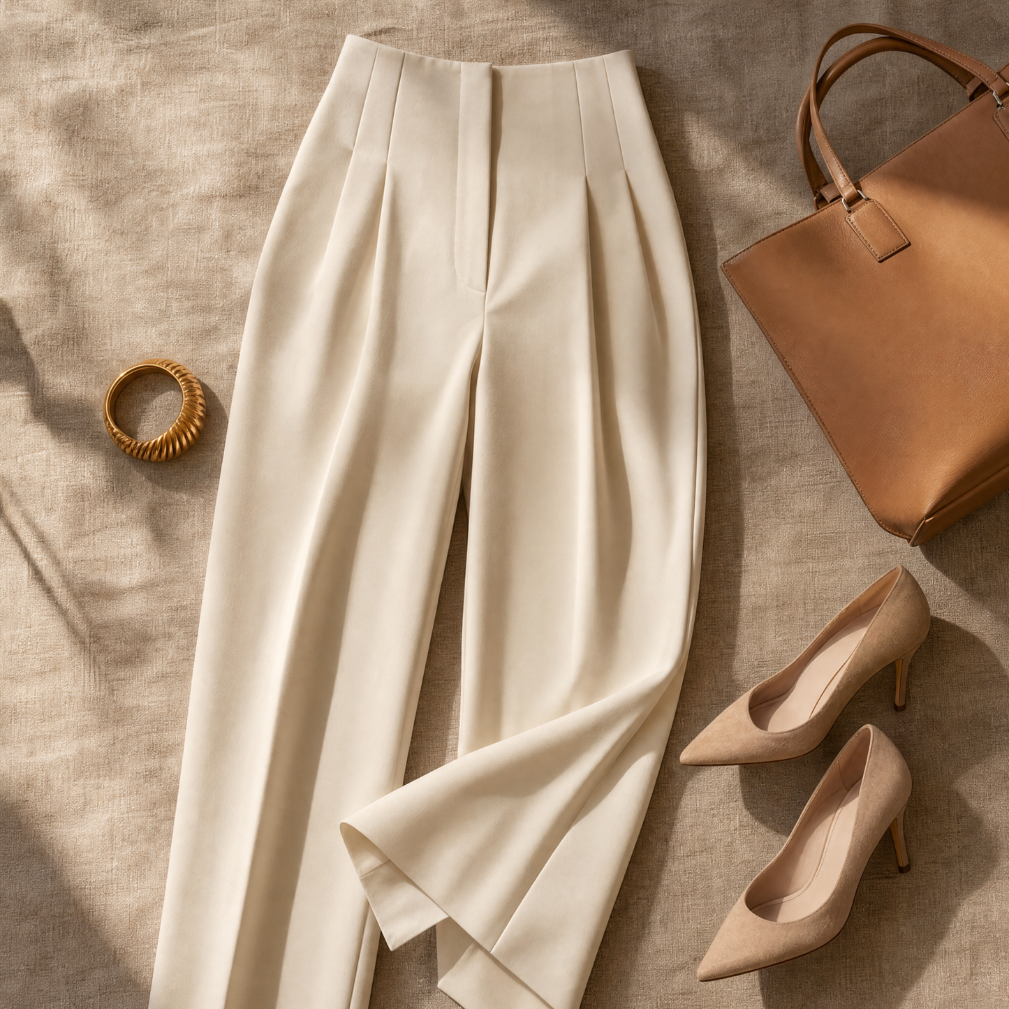 Tailored Pleated Trousers