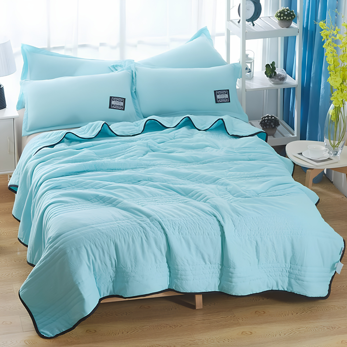 The Everchill Ice Cooling Blanket Keeps You Comfortable and Cool All Night