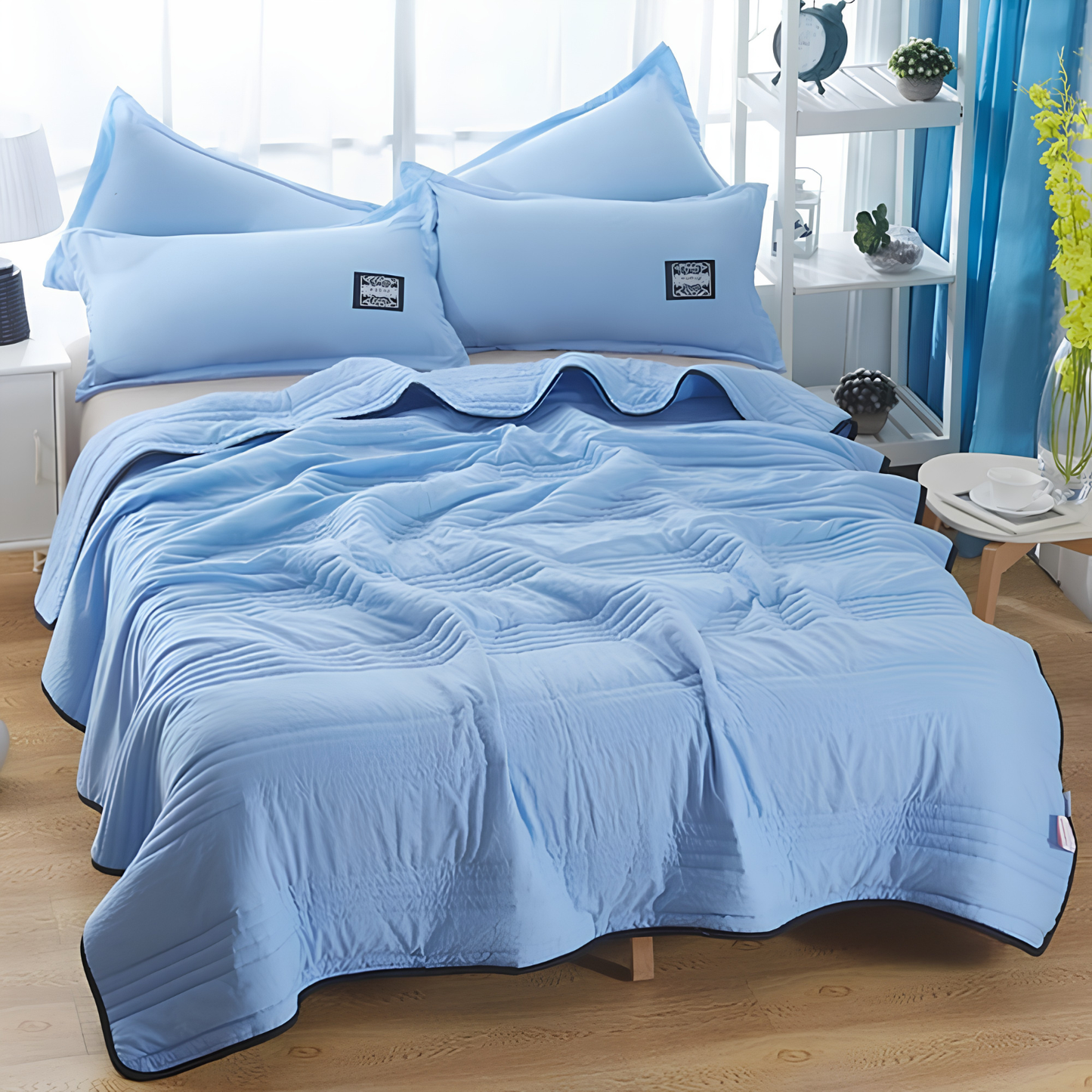 The Everchill Ice Cooling Blanket Keeps You Comfortable and Cool All Night