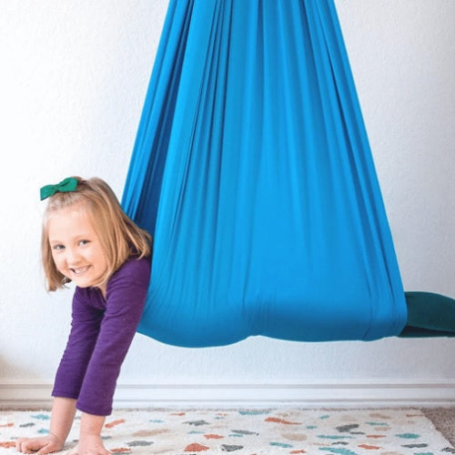 Therapeutic sensory swing supporting children's concentration