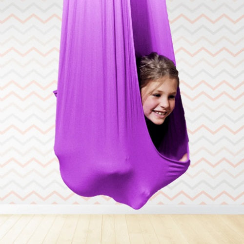 Therapeutic sensory swing supporting children's concentration