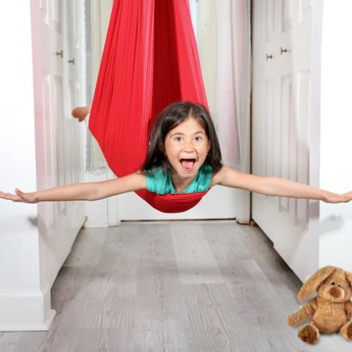 Therapeutic sensory swing supporting children's concentration