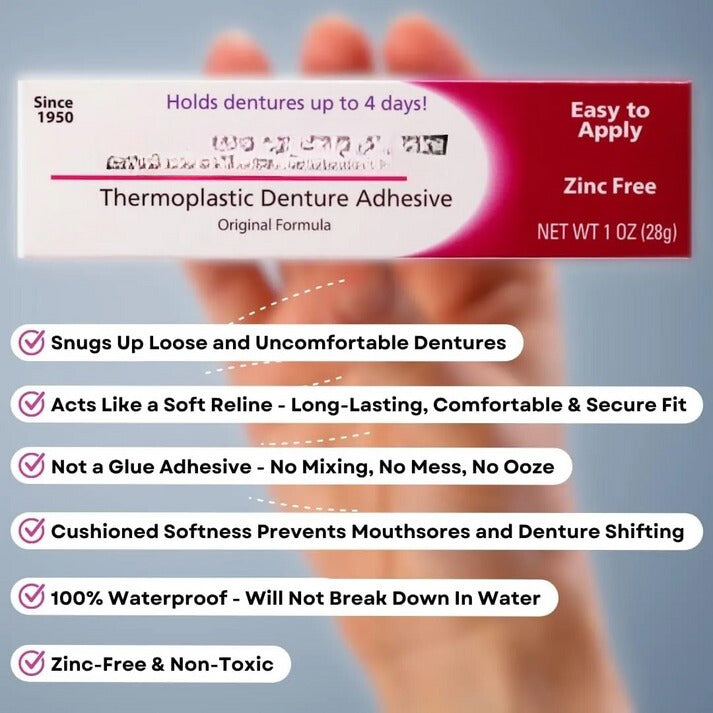 Thermoplastic Denture Adhesive