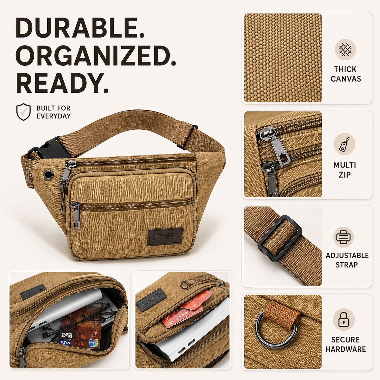 Thick Waist Pack