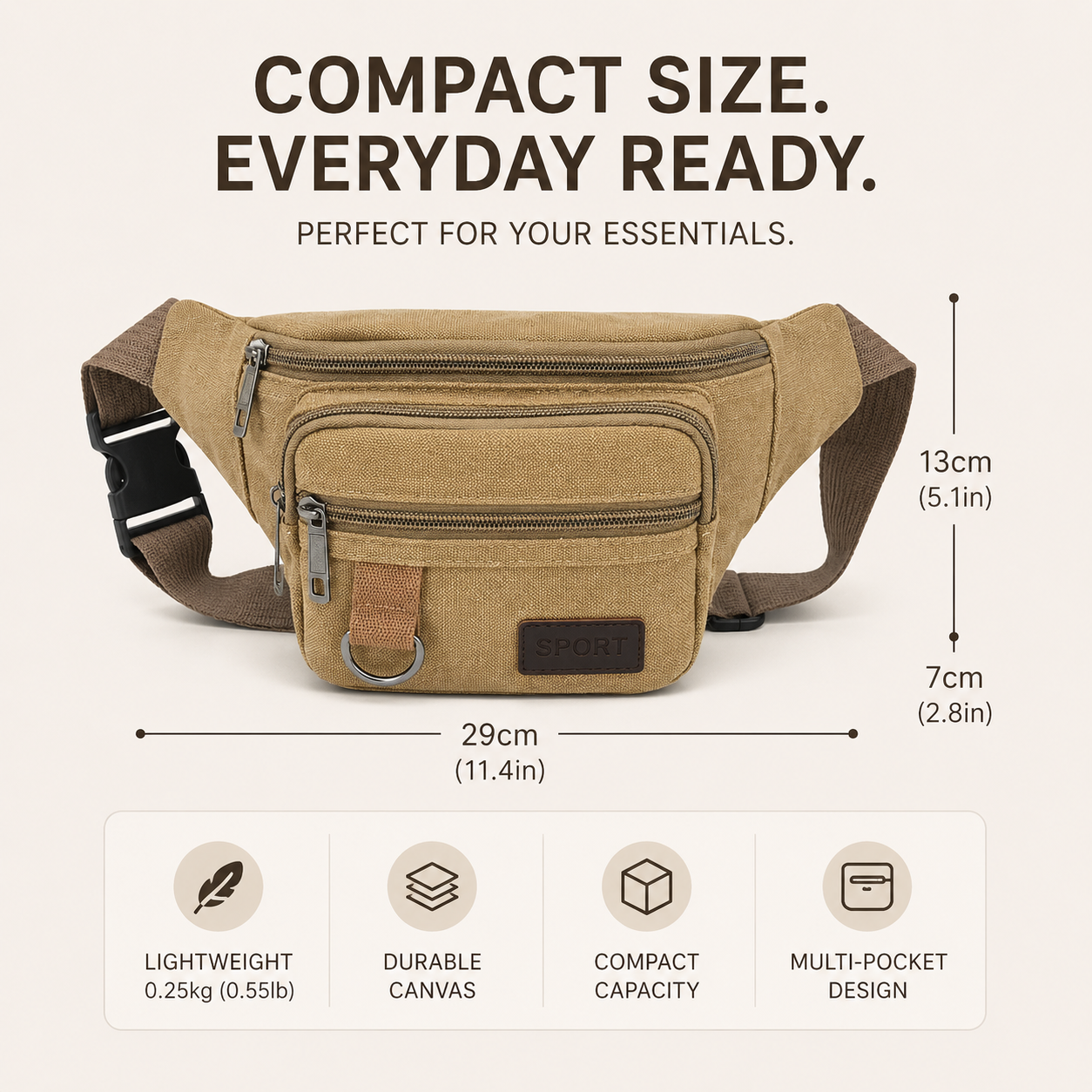 Thick Waist Pack