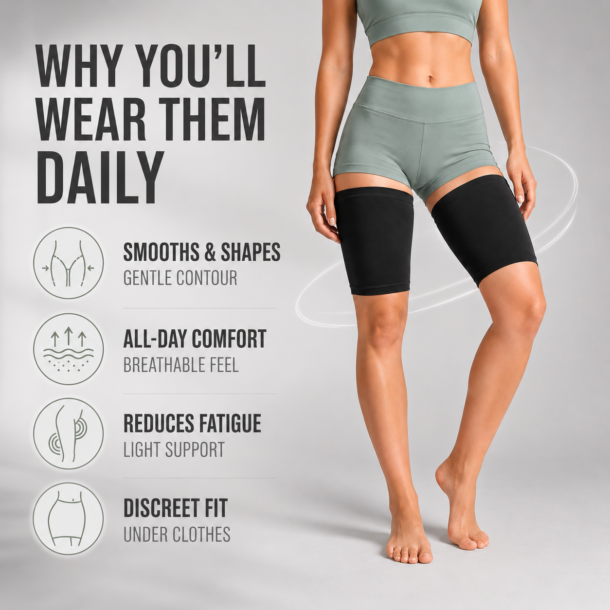 Thighraze Ultra Thin Compression Sleeve
