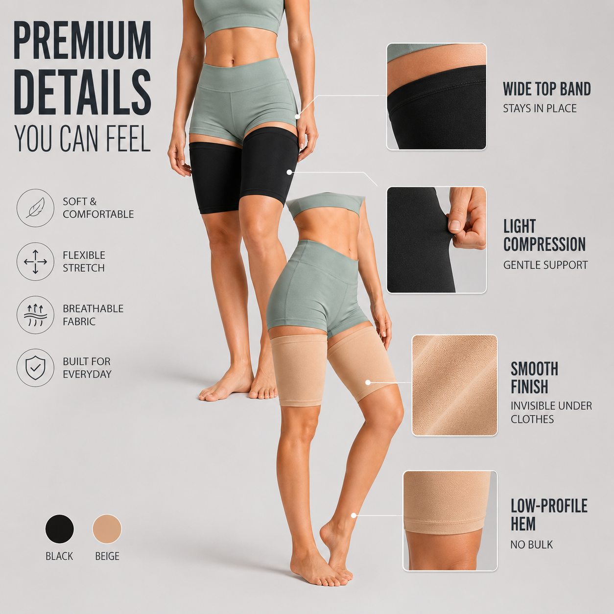 Thighraze Ultra Thin Compression Sleeve