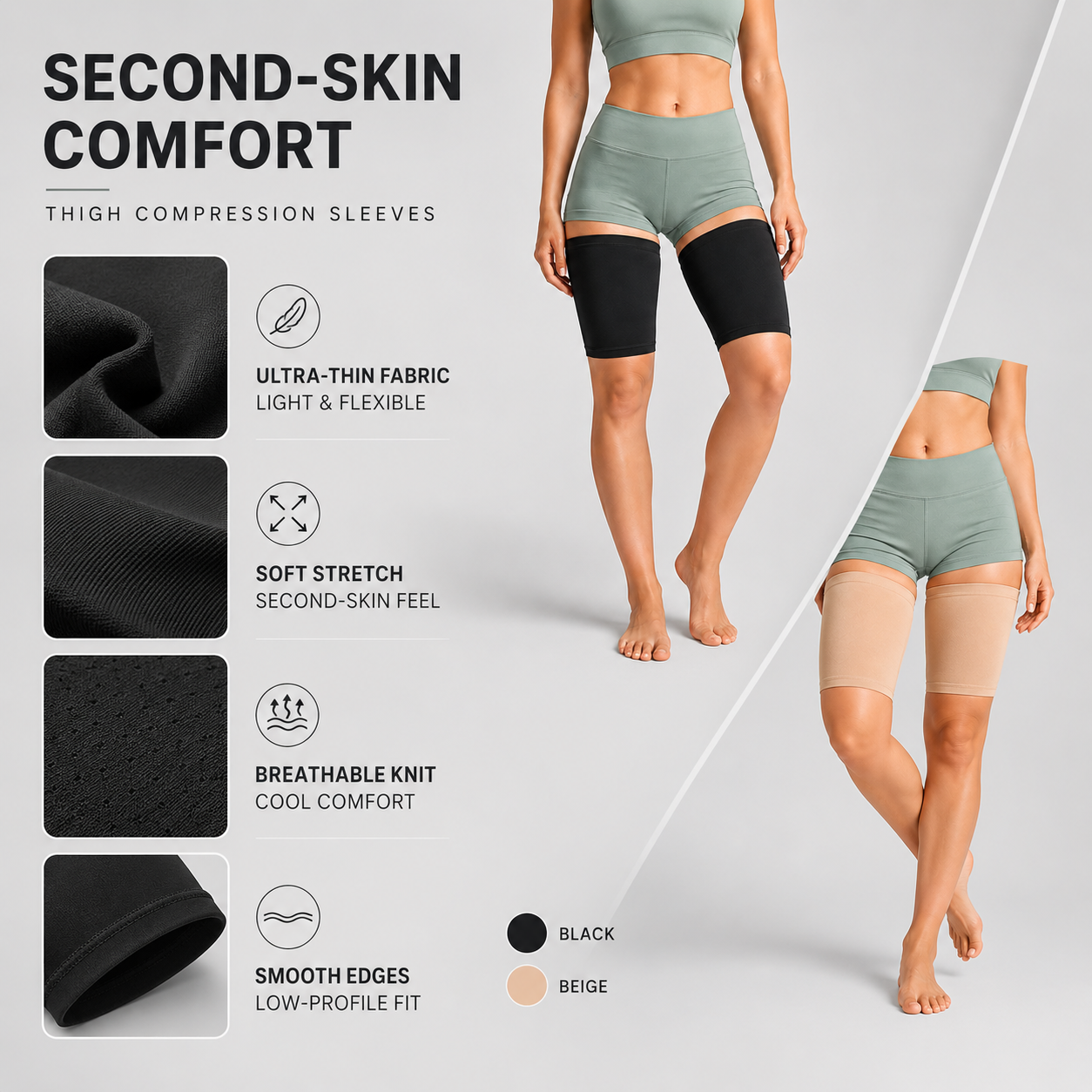 Thighraze Ultra Thin Compression Sleeve