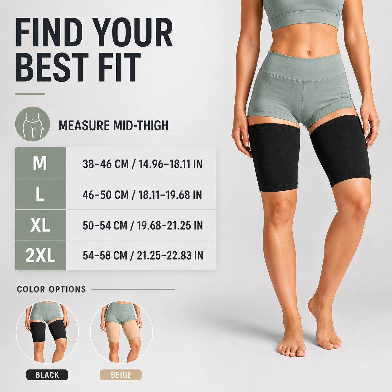 Thighraze Ultra Thin Compression Sleeve