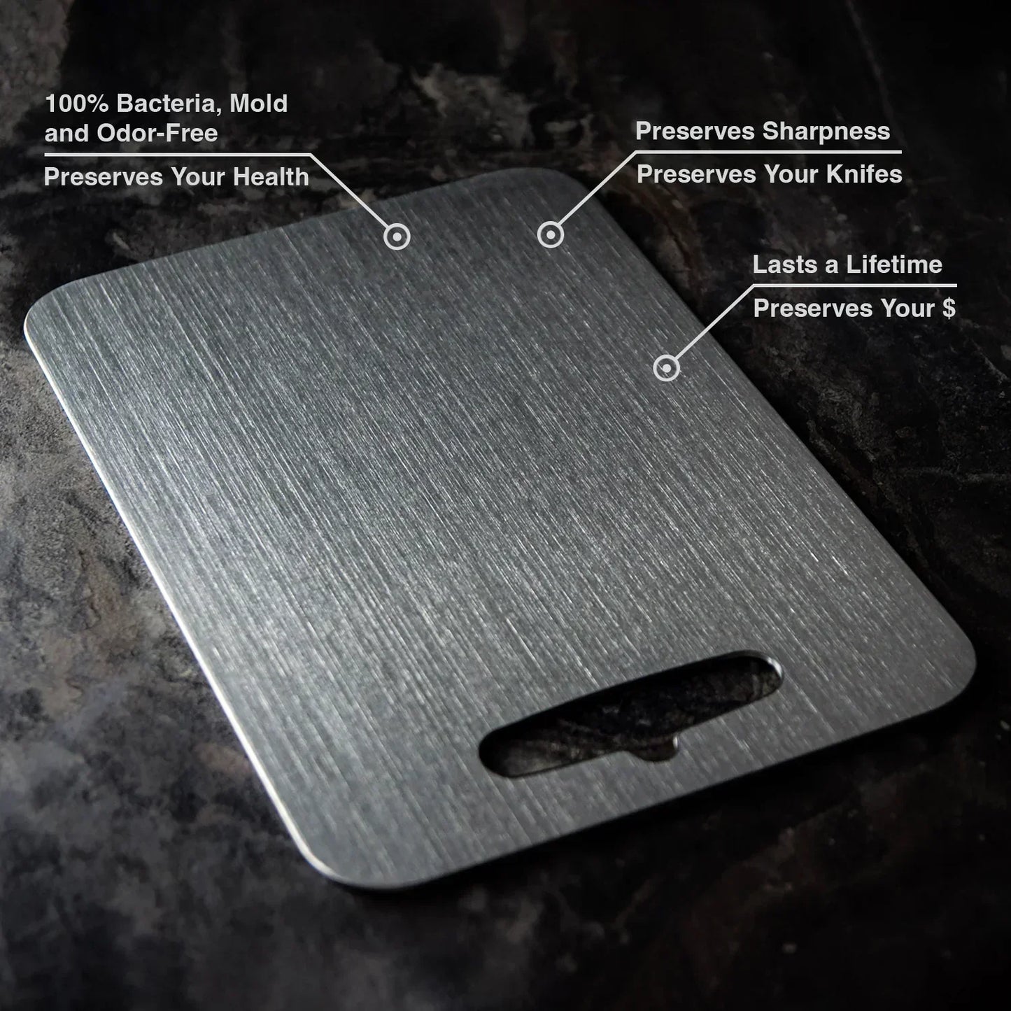 Titanium Cutting Board | BPA-Free & Durable | Hygienic Kitchen