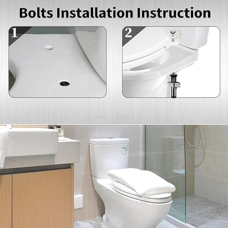 Toilet Seat Fastener Bolt Kit
