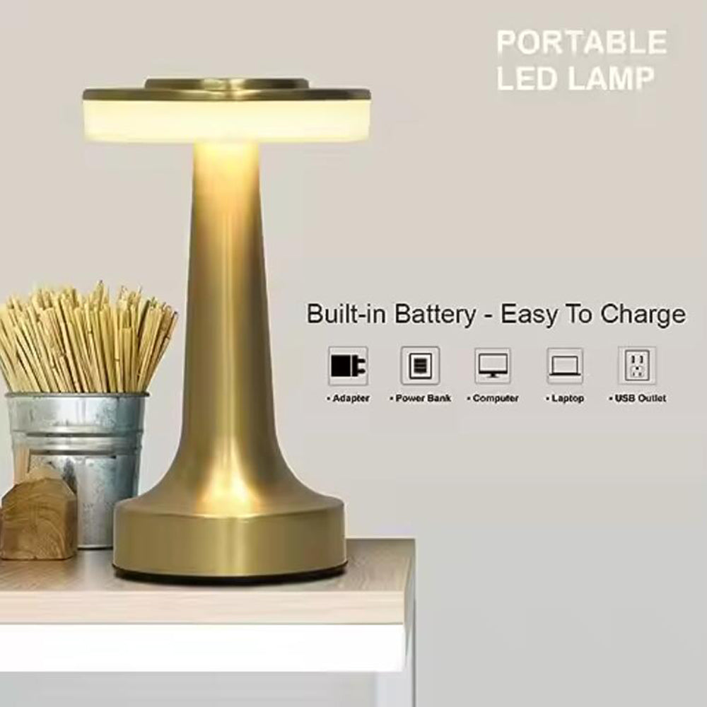 Touch LED Table Lamp Rechargeable with USB