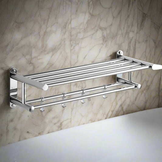 Towel Rack in Stainless Steel – Modern and Durable Design for Bathroom